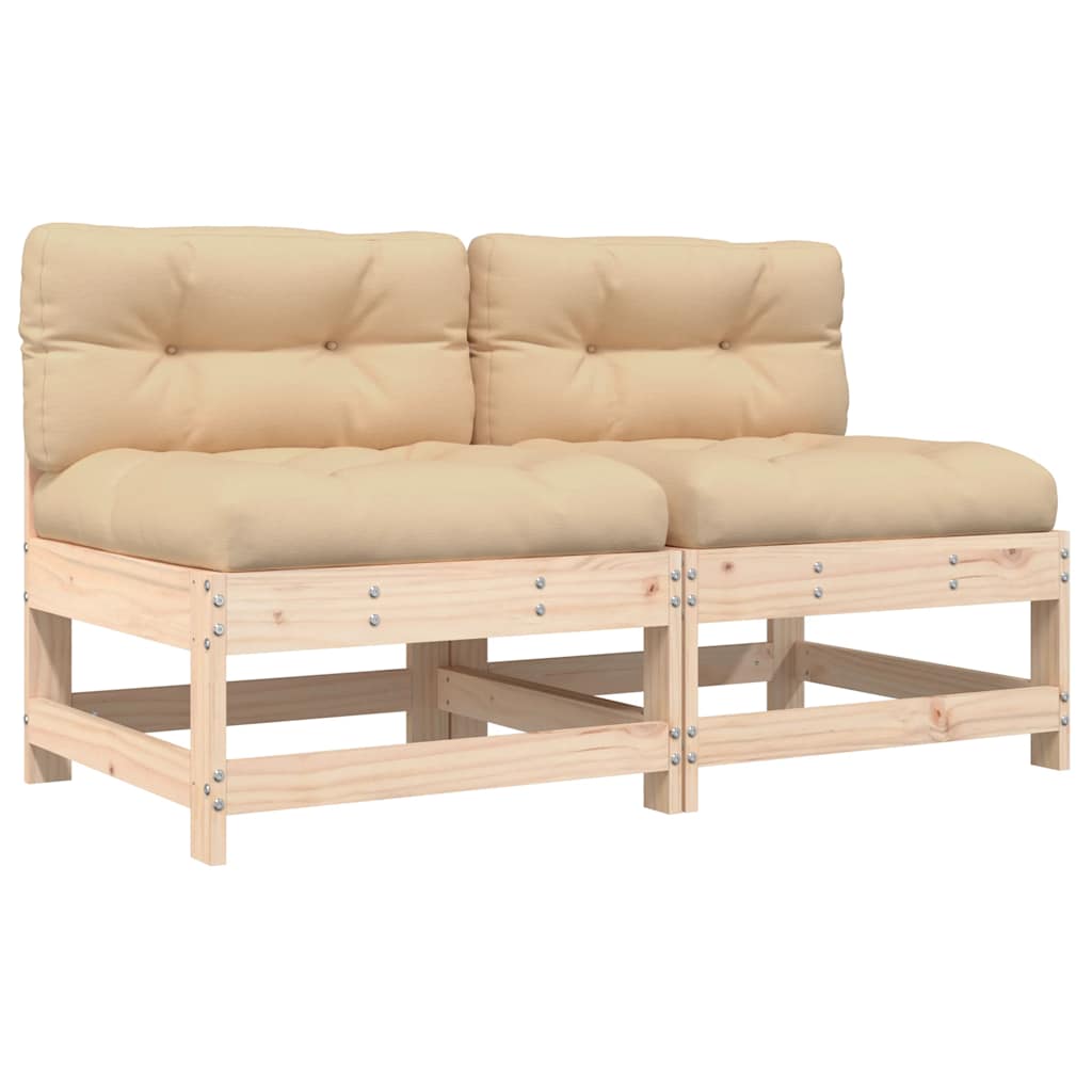 Midtsofaer Med Puter 2 Stk Heltre Furu
