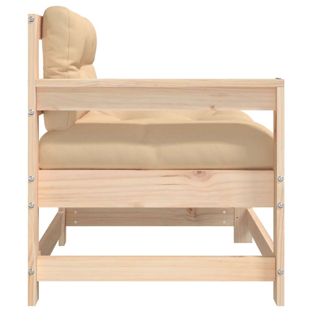Hagestoler Med Puter 2 Stk Heltre Furu