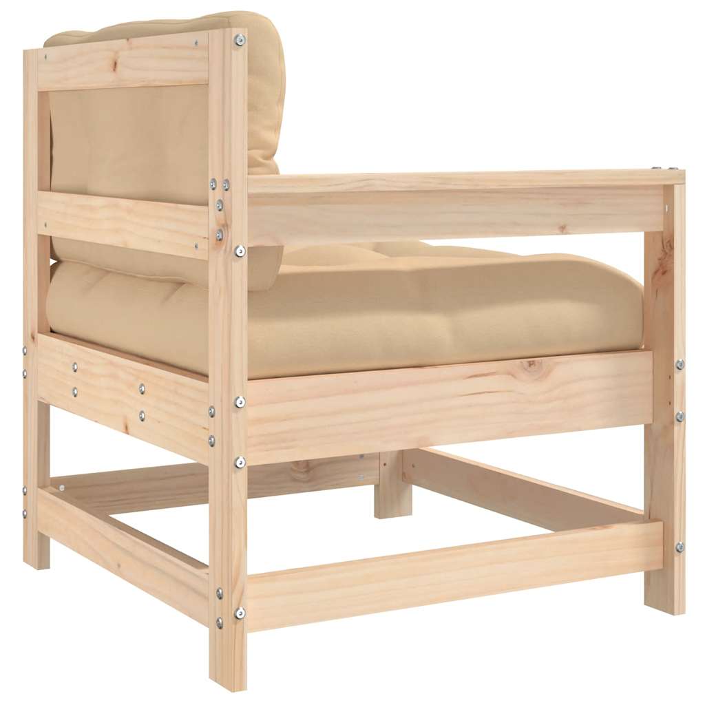 Hagestoler Med Puter 2 Stk Heltre Furu