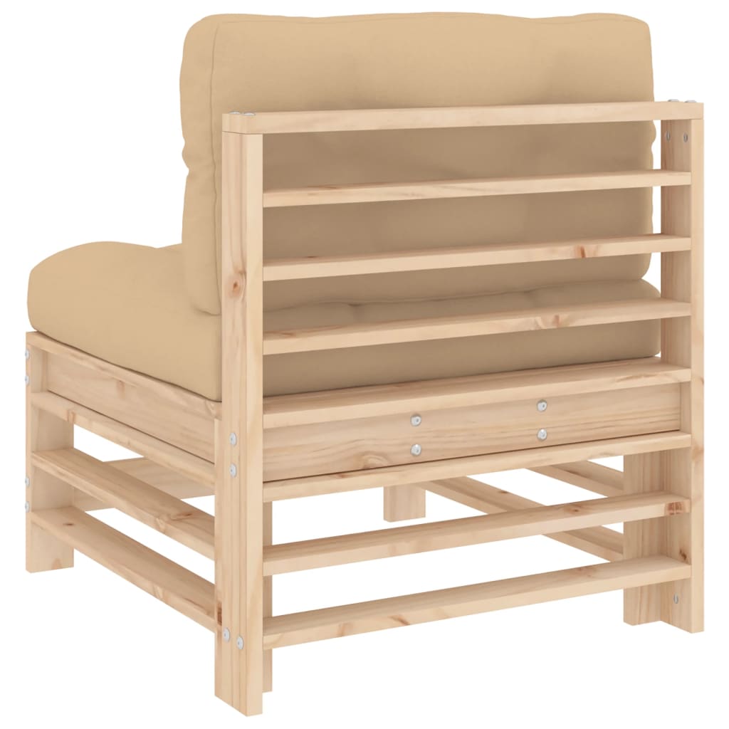 Midtsofa Med Puter Heltre Furu