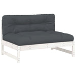 Midtsofa Hvit 120X80 Cm Heltre Furu