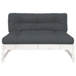 Midtsofa Hvit 120X80 Cm Heltre Furu
