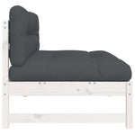Midtsofa Hvit 120X80 Cm Heltre Furu