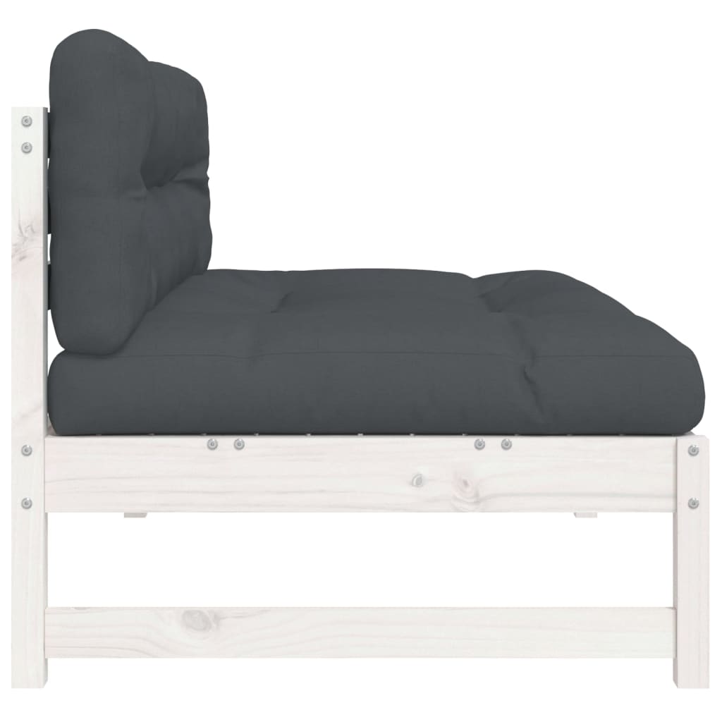 Midtsofa Hvit 120X80 Cm Heltre Furu