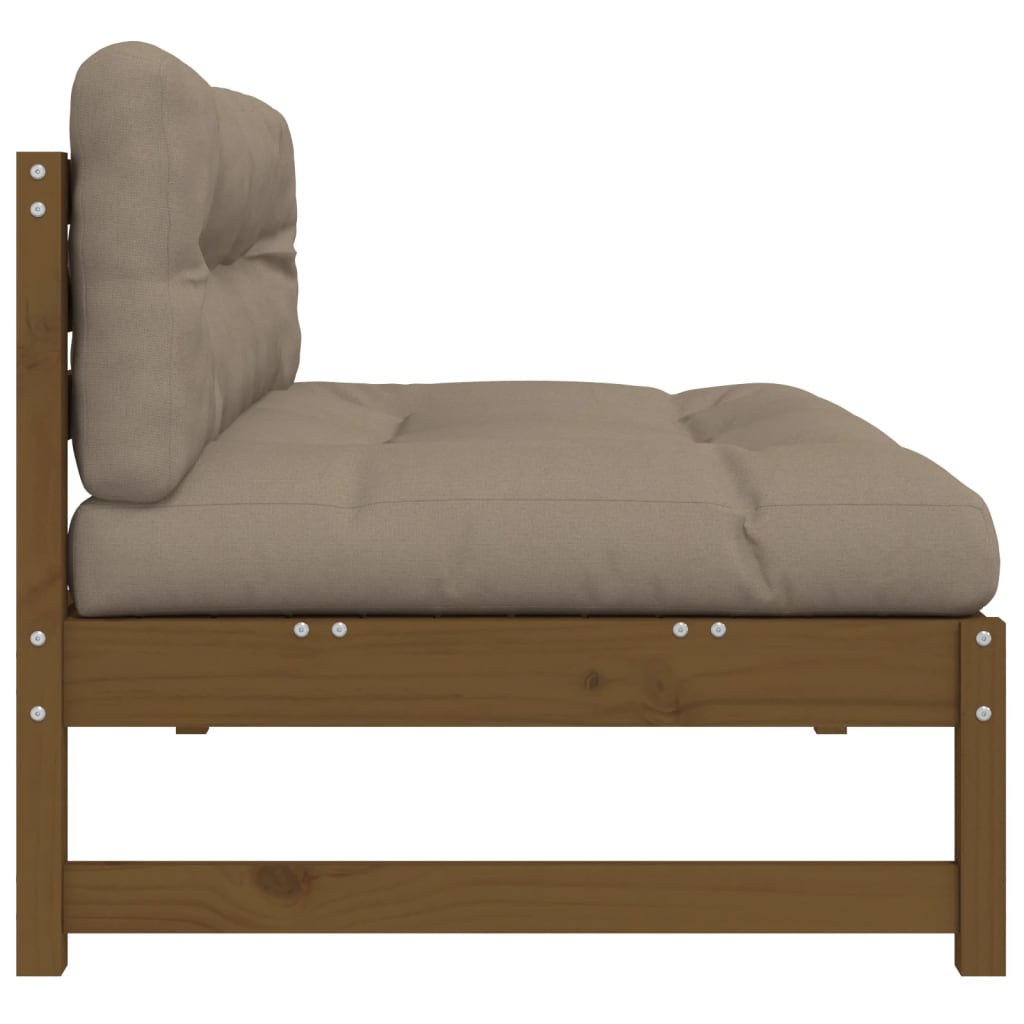 Midtsofa Honningbrun 120X80 Cm Heltre Furu