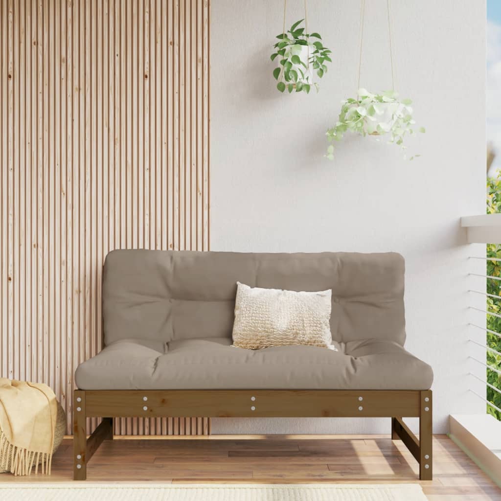 Midtsofa Honningbrun 120X80 Cm Heltre Furu