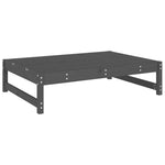 Hagefotskammel Grå 120X80 Cm Heltre Furu