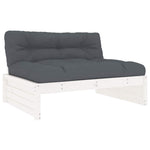 Midtsofa Hvit 120X80 Cm Heltre Furu