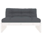 Midtsofa Hvit 120X80 Cm Heltre Furu