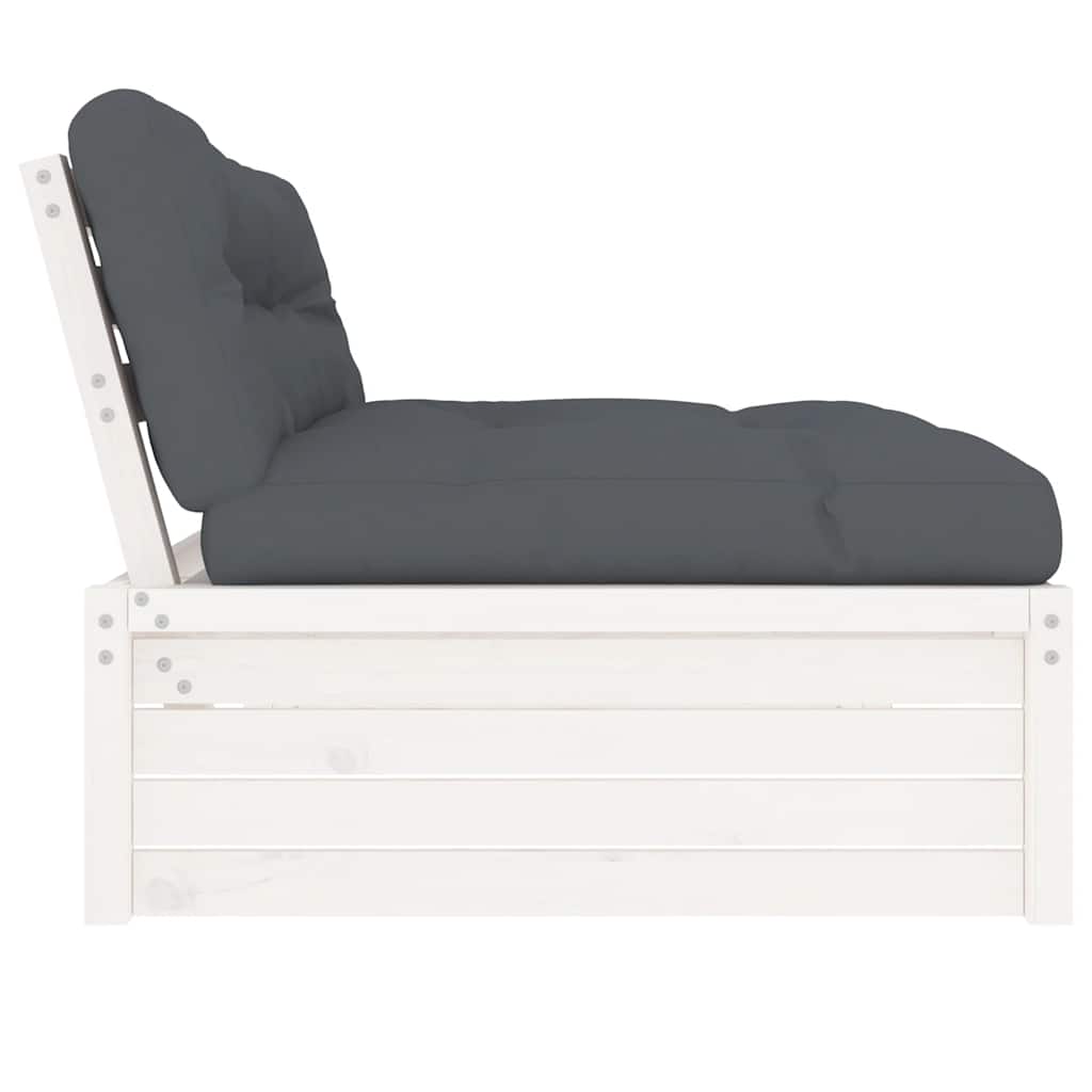 Midtsofa Hvit 120X80 Cm Heltre Furu