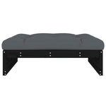 Hagefotskammel Svart 120X80 Cm Heltre Furu
