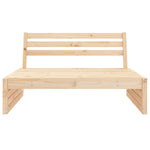 Utendørs Midtsofa 120X80 Cm Heltre Furu