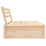 Utendørs Midtsofa 120X80 Cm Heltre Furu