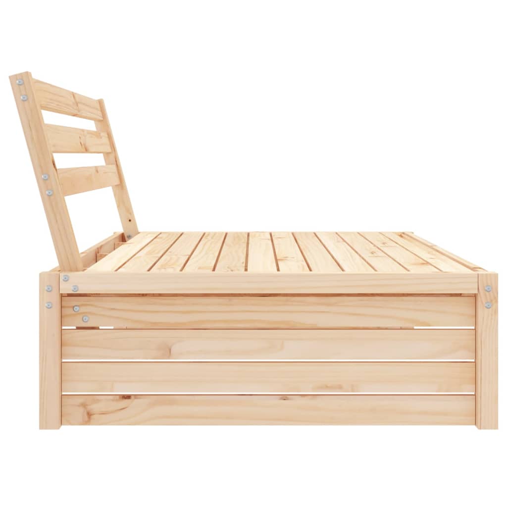 Utendørs Midtsofa 120X80 Cm Heltre Furu