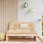Utendørs Midtsofa 120X80 Cm Heltre Furu