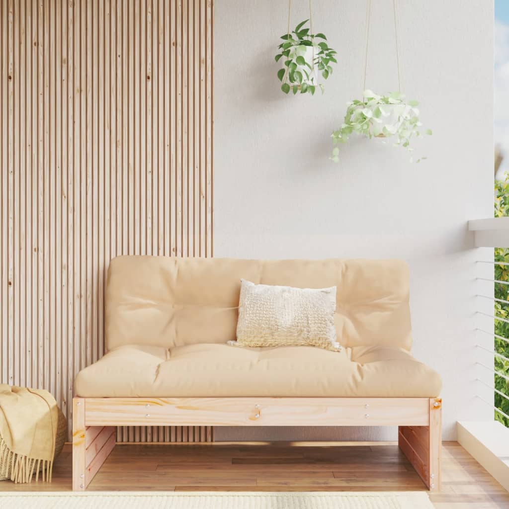 Utendørs Midtsofa 120X80 Cm Heltre Furu