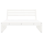 Utendørs Midtsofa Hvit 120X80 Cm Heltre Furu
