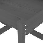 Sandbord 2 Stk Grå Heltre Furu