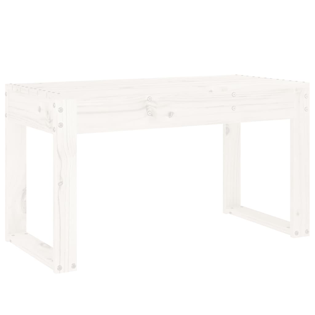 Hagebenk Hvit 80X38X45 Cm Heltre Furu