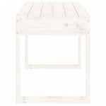 Hagebenk Hvit 80X38X45 Cm Heltre Furu
