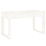 Hagebenk Hvit 80X38X45 Cm Heltre Furu