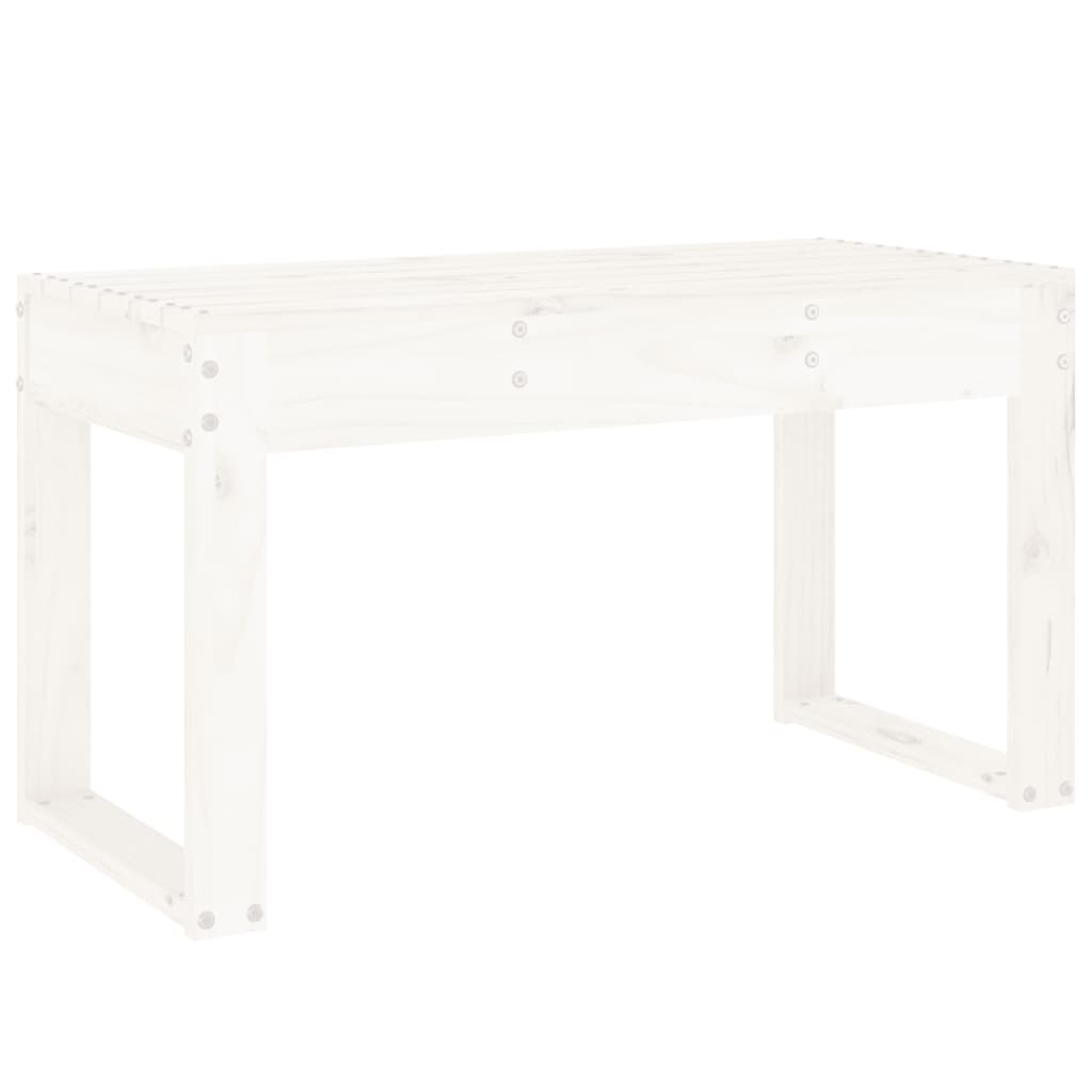 Hagebenk Hvit 80X38X45 Cm Heltre Furu