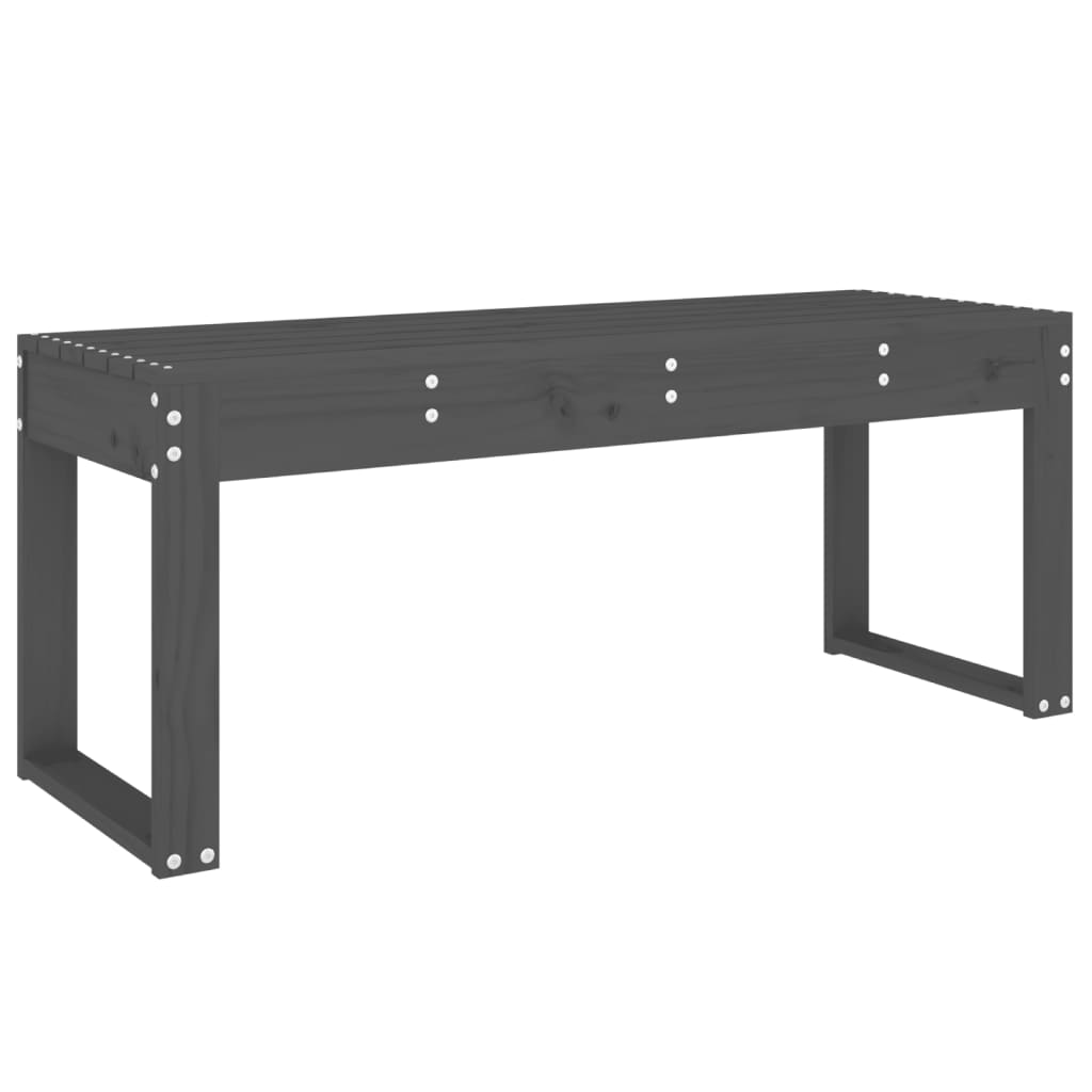 Hagebenk Grå 110X38X45 Cm Heltre Furu