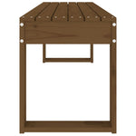 Hagebenk Honningbrun 110X38X45 Cm Heltre Furu