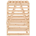 Søppeldunkskur 84X90X128,5 Cm Heltre Furu