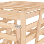 Søppeldunkskur 84X90X128,5 Cm Heltre Furu