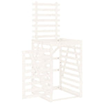 Søppeldunkskur Hvit 84X90X128,5 Cm Heltre Furu