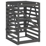 Søppeldunkskur Grå 84X90X128,5 Cm Heltre Furu