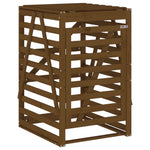 Søppeldunkskur Honningbrun 84X90X128,5 Cm Heltre Furu