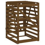 Søppeldunkskur Honningbrun 84X90X128,5 Cm Heltre Furu