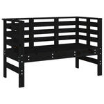 Hagebenk Svart 111,5X53X71 Cm Heltre Furu