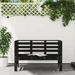 Hagebenk Svart 111,5X53X71 Cm Heltre Furu