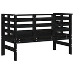 Hagebenk Svart 111,5X53X71 Cm Heltre Furu