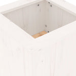 Plantebenk Hvit 184,5X39,5X56,5 Cm Heltre Furu
