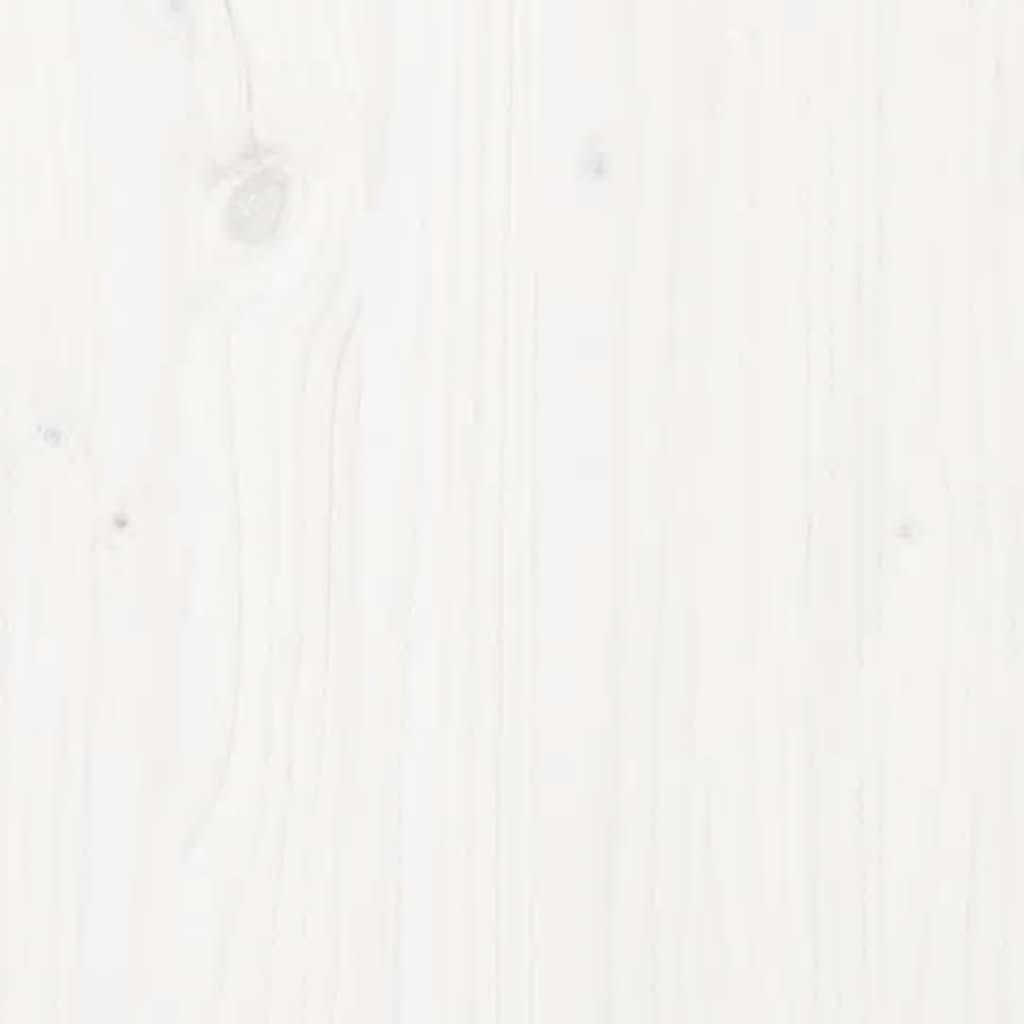 Plantebenk Hvit 184,5X39,5X56,5 Cm Heltre Furu