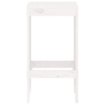 Barkrakker 2 Stk Hvit 40X36X75 Cm Heltre Furu