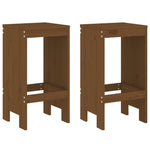 Barkrakker 2 Stk Honningbrun 40X36X75 Cm Heltre Furu
