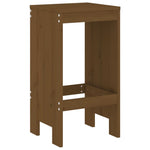 Barkrakker 2 Stk Honningbrun 40X36X75 Cm Heltre Furu