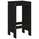 Barkrakker 2 Stk Svart 40X36X75 Cm Heltre Furu