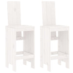 Barkrakker 2 Stk Hvit 40X42X120 Cm Heltre Furu