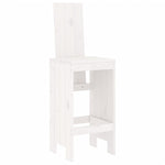 Barkrakker 2 Stk Hvit 40X42X120 Cm Heltre Furu
