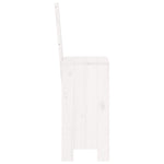 Barkrakker 2 Stk Hvit 40X42X120 Cm Heltre Furu