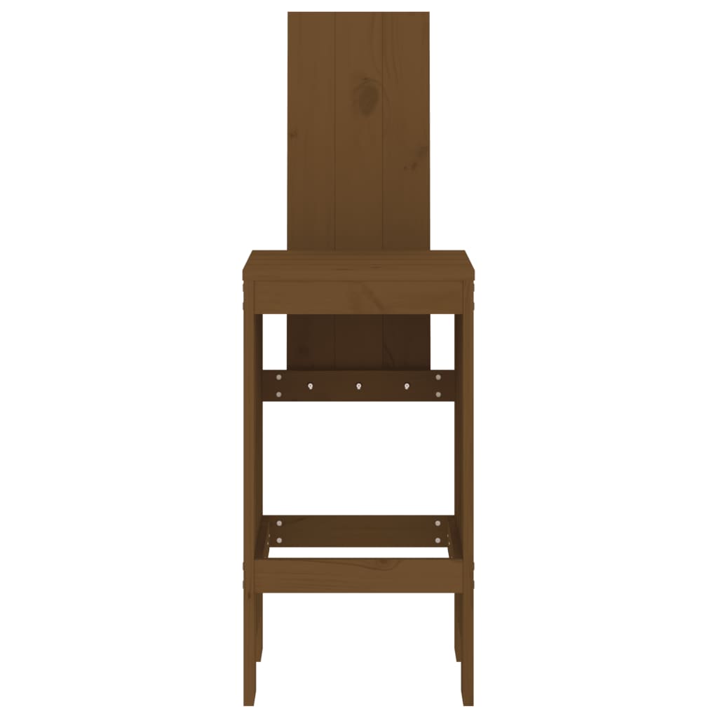 Barkrakker 2 Stk Honningbrun 40X42X120 Cm Heltre Furu