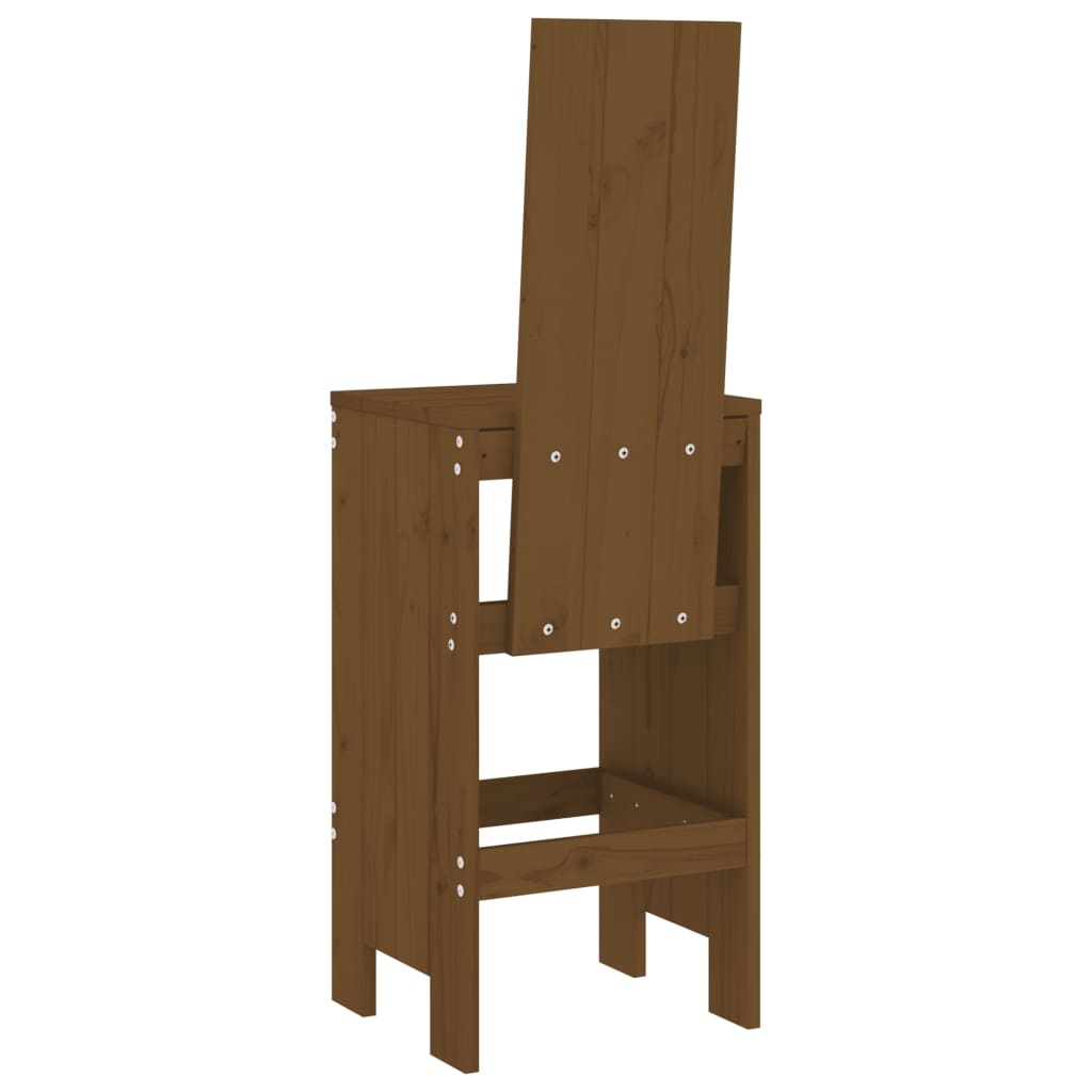 Barkrakker 2 Stk Honningbrun 40X42X120 Cm Heltre Furu