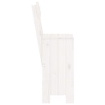 Barkrakker 2 Stk Hvit 40X48,5X115,5 Cm Heltre Furu