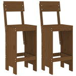 Barkrakker 2 Stk Honningbrun 40X48,5X115,5 Cm Heltre Furu